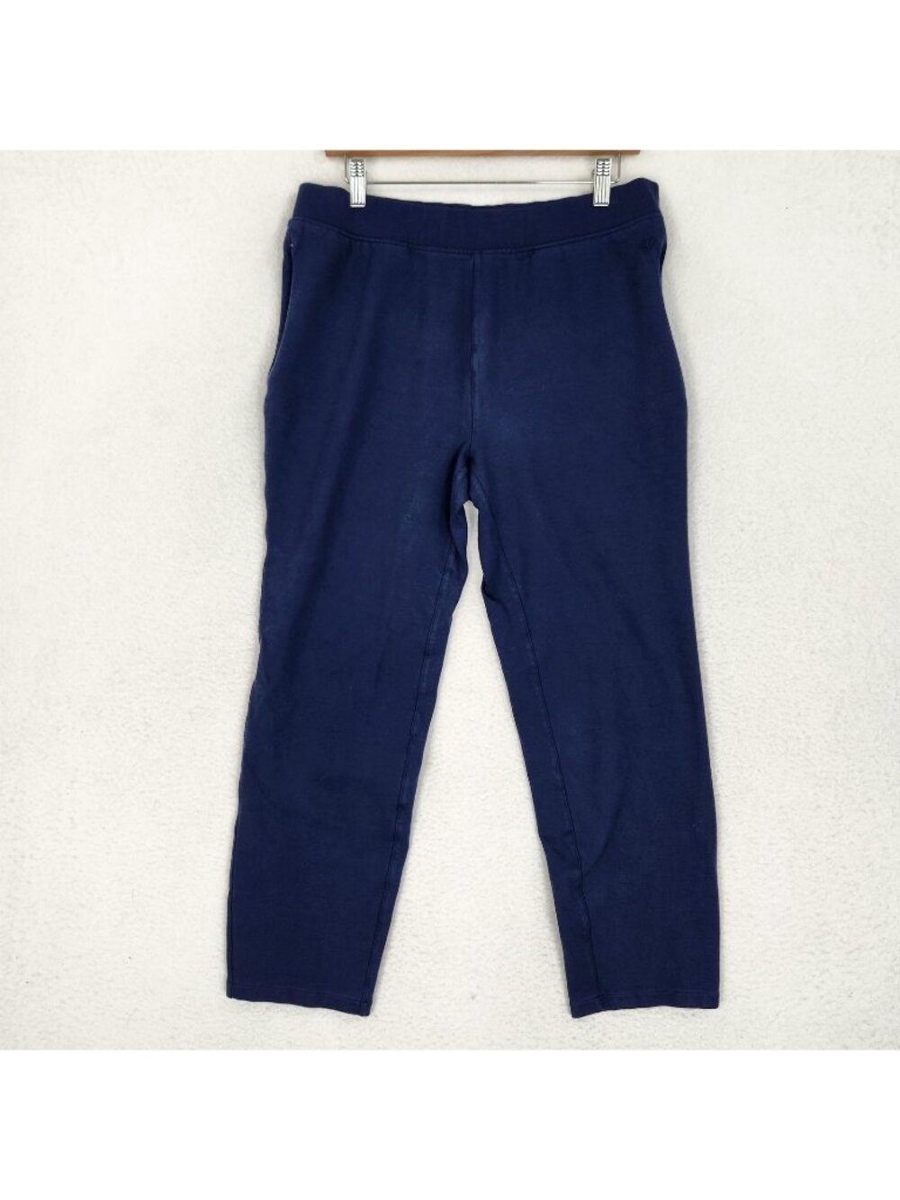 Coolibar Pants Womens Large Blue Cove Ponte Knit Ankle UPF 50+ Stretch Pull On